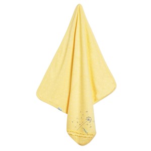 Biorganic Fly Dandelions Bebek Battaniye 85x90 Cm 64553 Sarı-Ekru