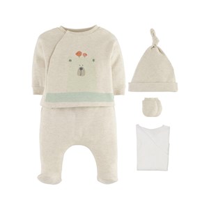 İdil Baby Bebek Zıbın Takımı 15618 Baskılı