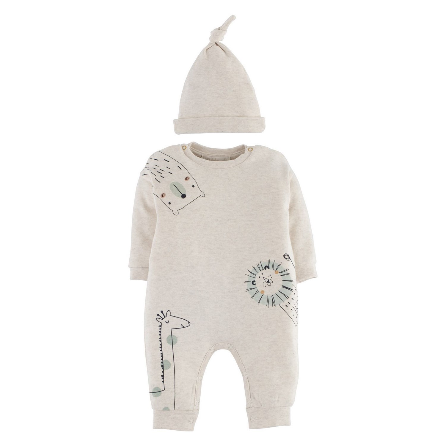 İdil Baby Bebek Tulum 15602 Baskılı