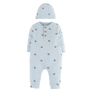 İdil Baby Bebek Tulum Takımı 15690 Baskılı