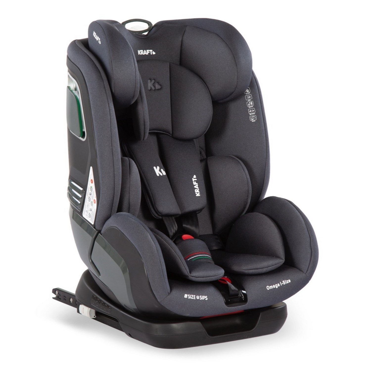 Kraft Omega I-Size Oto Koltuğu 9-36 kg Dark Grey