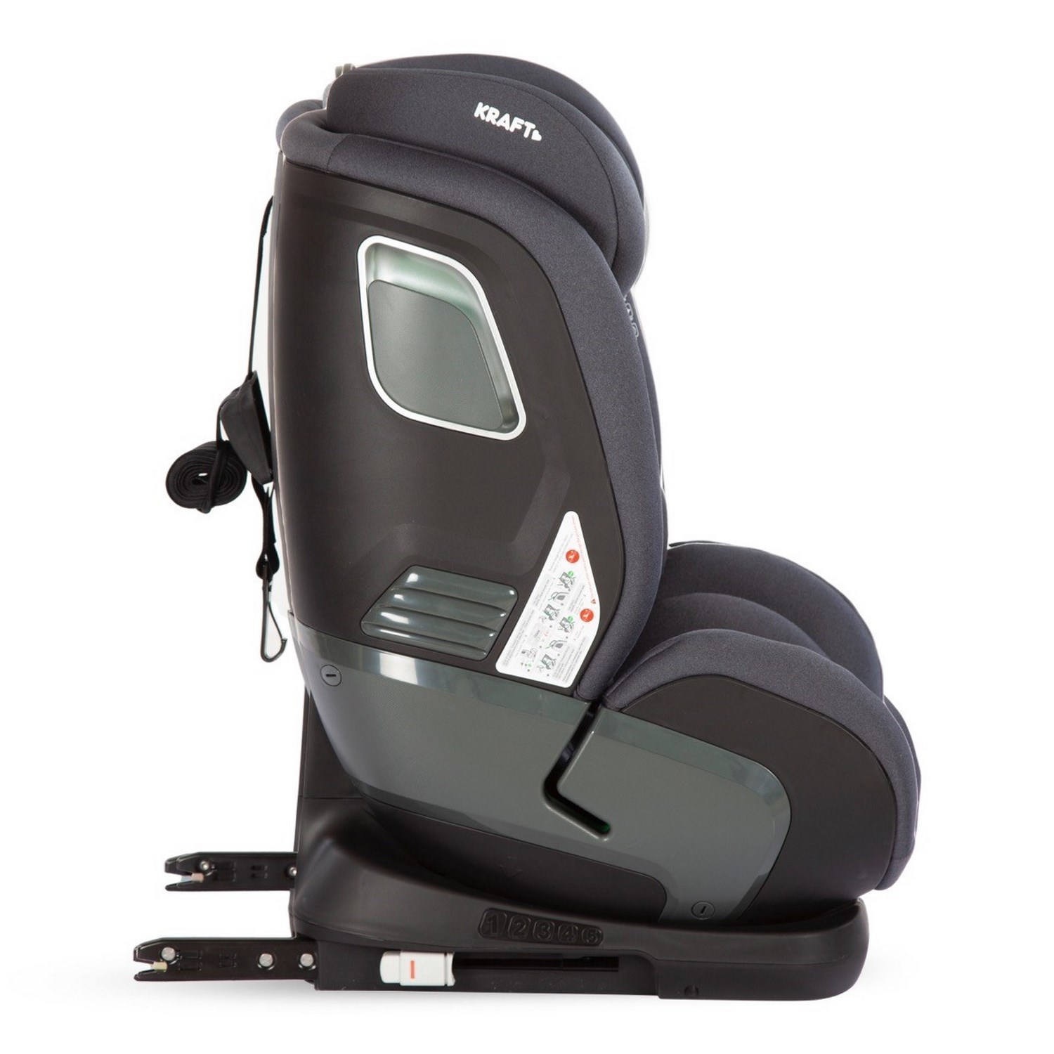Kraft Omega I-Size Oto Koltuğu 9-36 kg Dark Grey