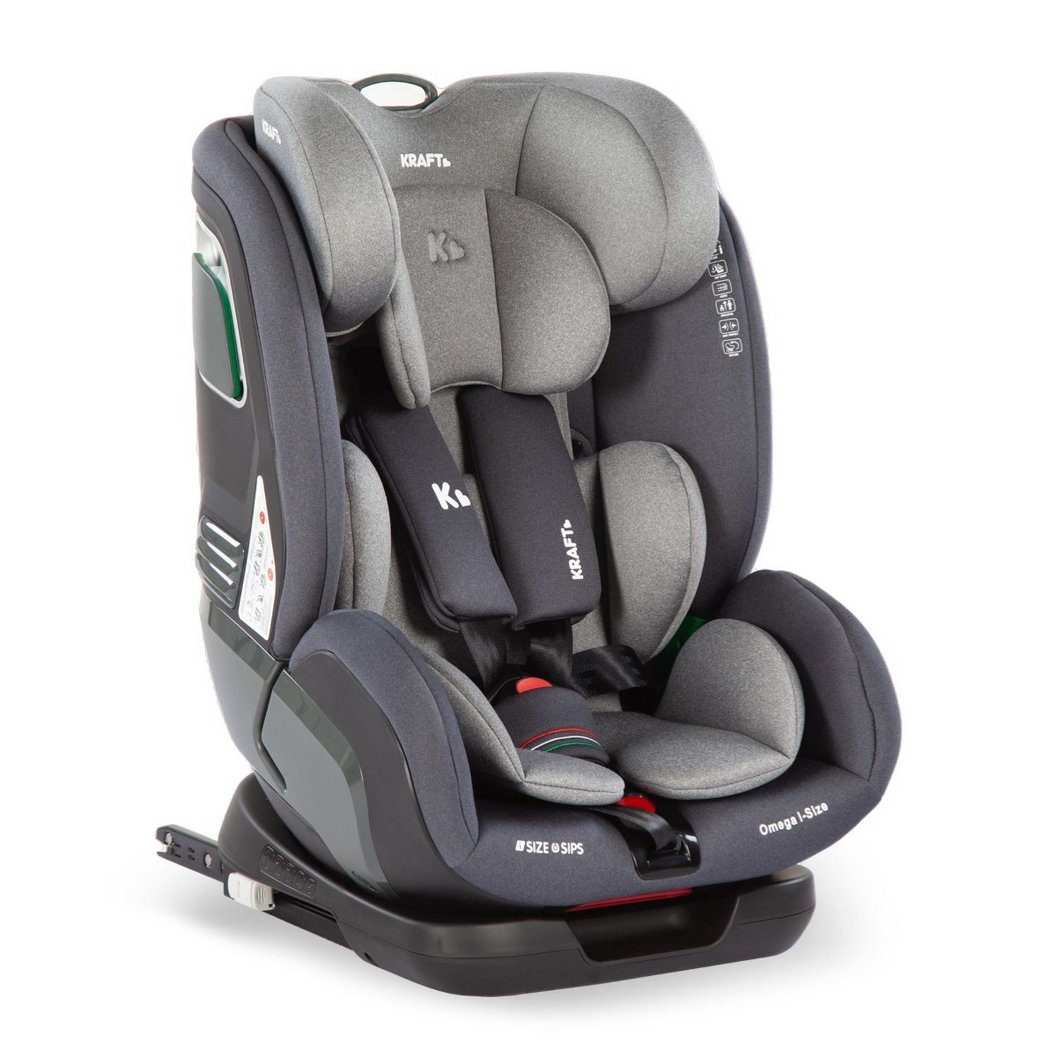 Kraft Omega I-Size Oto Koltuğu 9-36 kg Light Grey