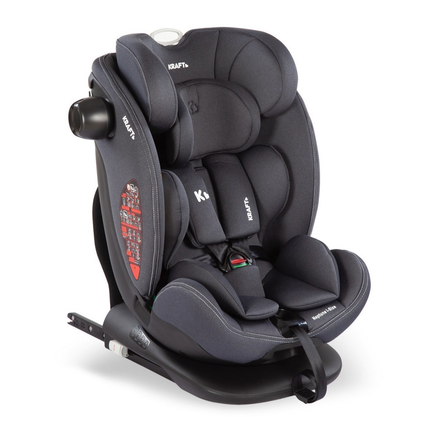 Kraft Neptune I-Size Oto Koltuğu 0-36 kg Dark Grey