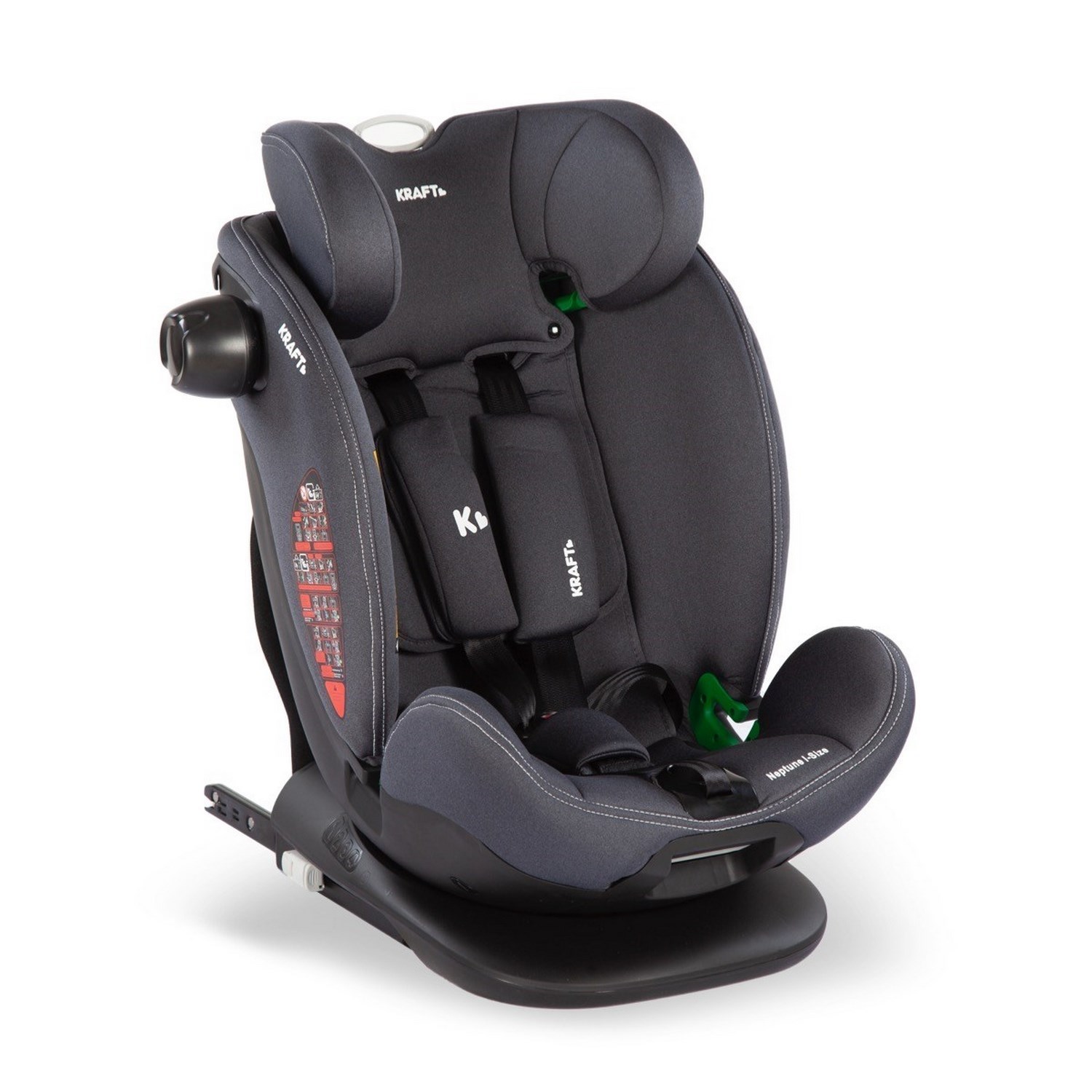 Kraft Neptune I-Size Oto Koltuğu 0-36 kg Dark Grey