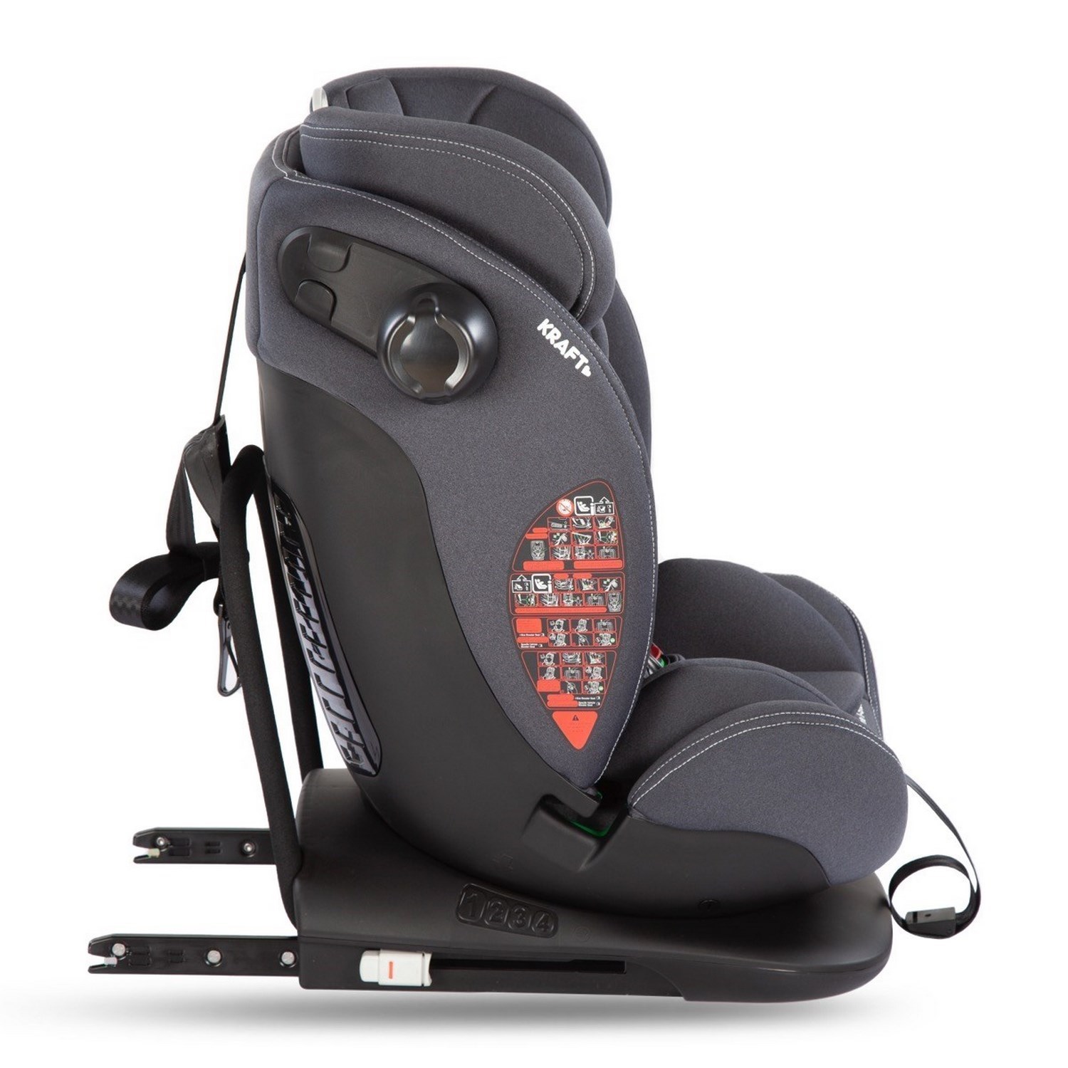 Kraft Neptune I-Size Oto Koltuğu 0-36 kg Dark Grey