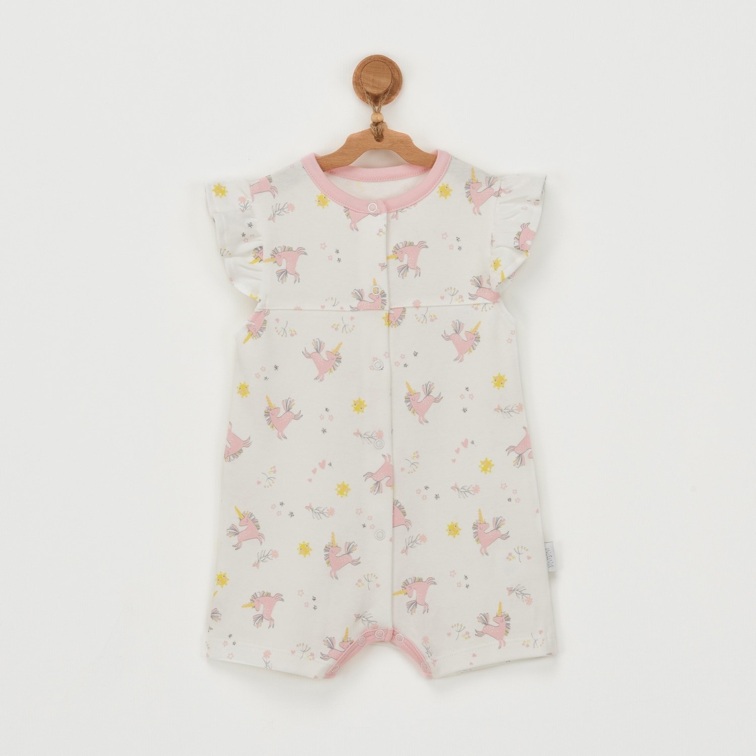 Andywawa Unicorn Bebek Tulumu AC22722 Ekru