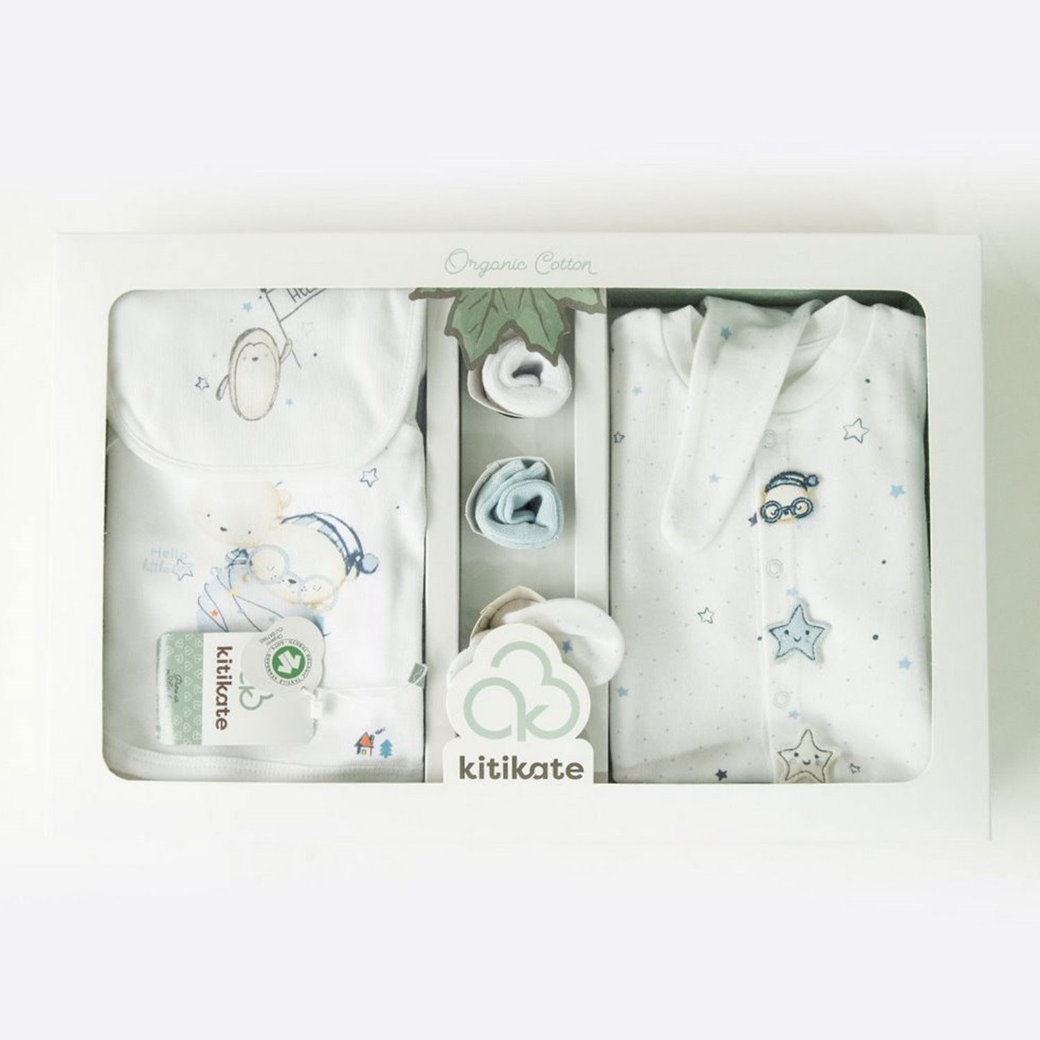 Kitikate Organic Little One 10'lu Hastane Çıkış Seti S48363 Beyaz
