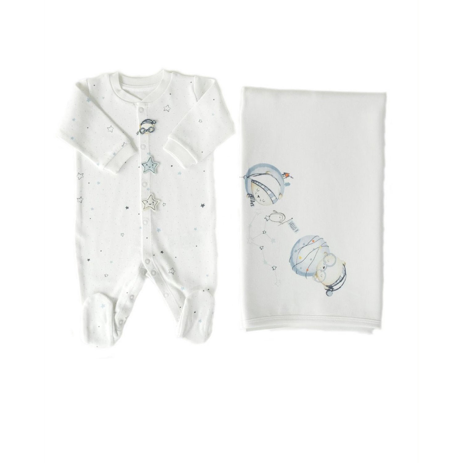 Kitikate Organic Little One 10'lu Hastane Çıkış Seti S48363 Beyaz