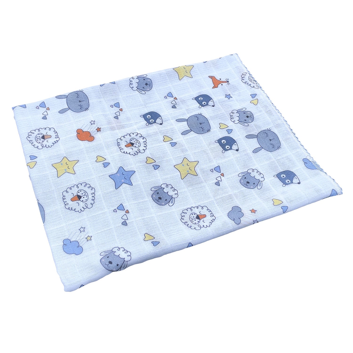 Bimini Cute Müslin Bebek Battaniyesi 90x110 Cm 64527 Mavi