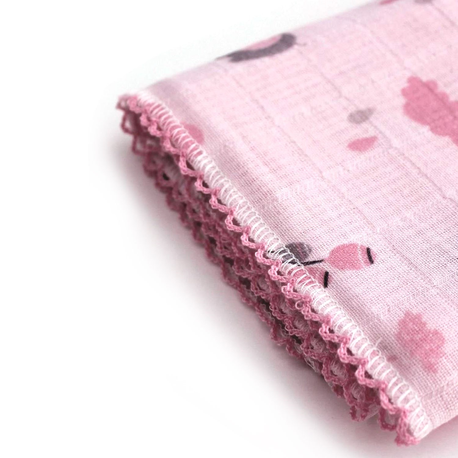 Bimini Cute Müslin Bebek Battaniyesi 90x110 Cm 64527 Pembe