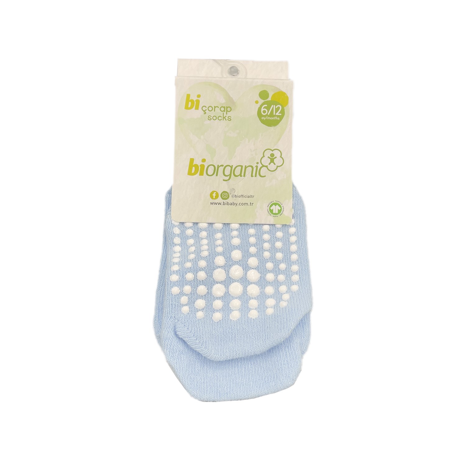 Biorganic Points Sneakers Bebek Çorap 68392 Mavi