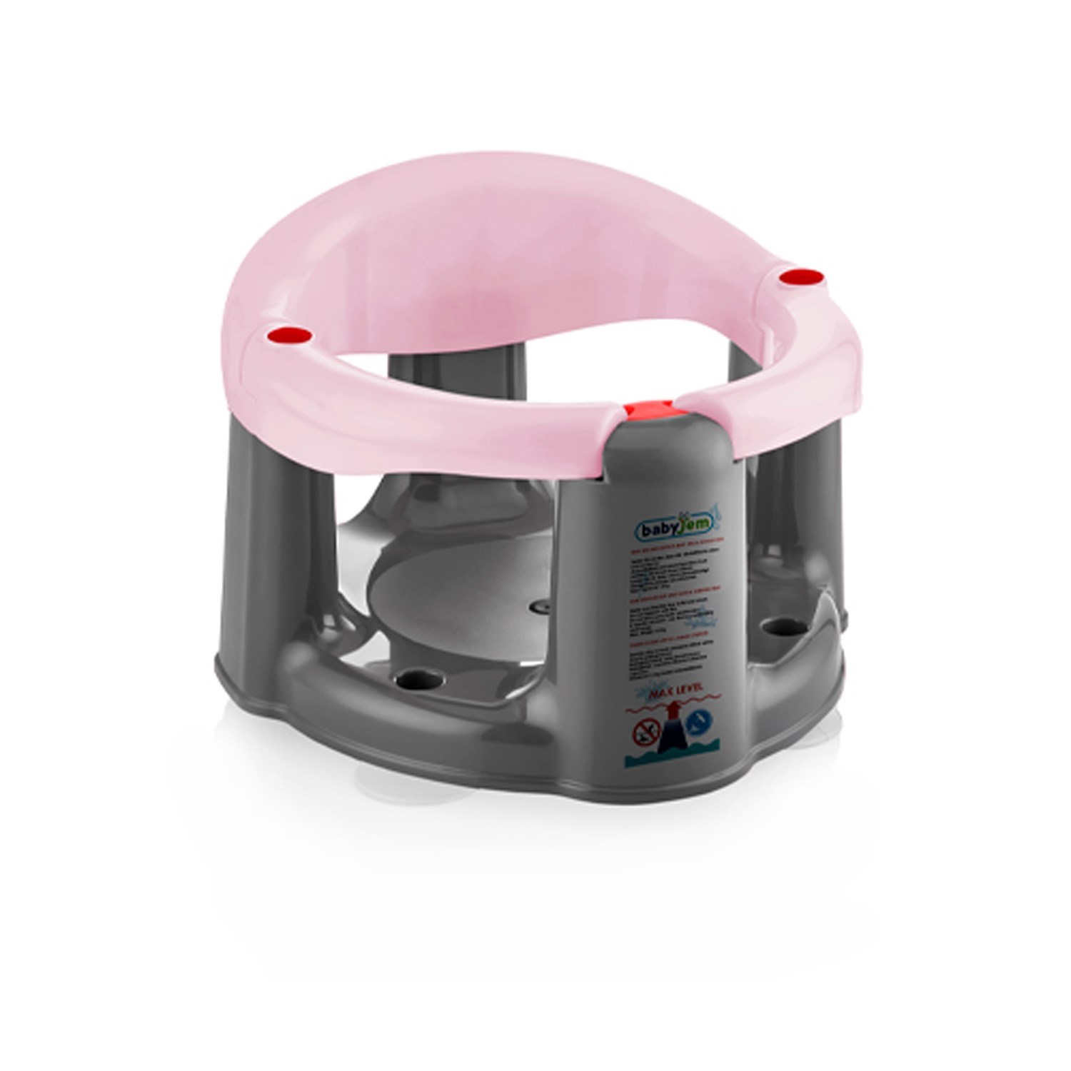BabyJem Önden Açılır Banyo   Mama Oturağı 636 Pembe