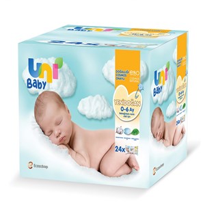 Uni Baby Yenidoğan Islak Mendil 24X40 Adet 0-6 Ay 