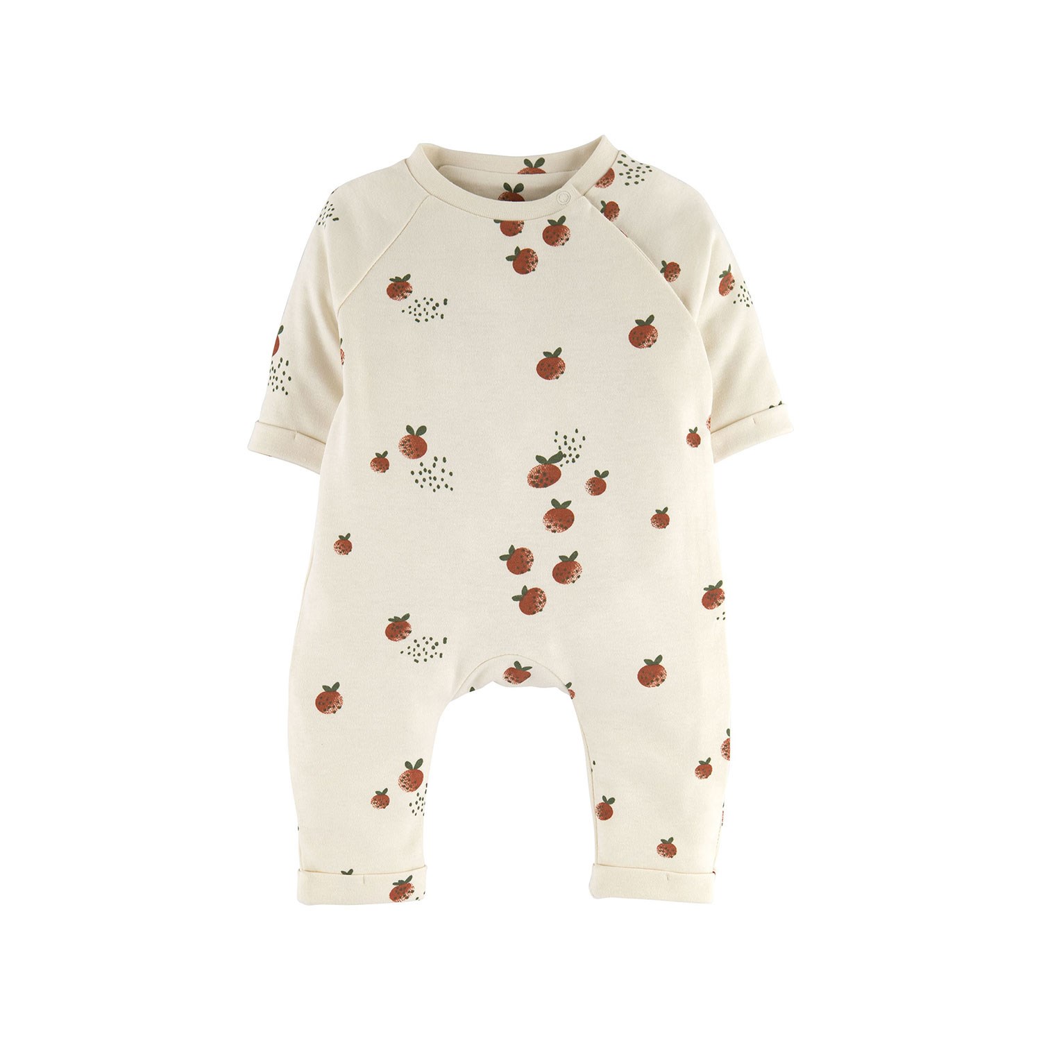 İdil Baby Organik Bebek Tulumu 15872 Baskılı