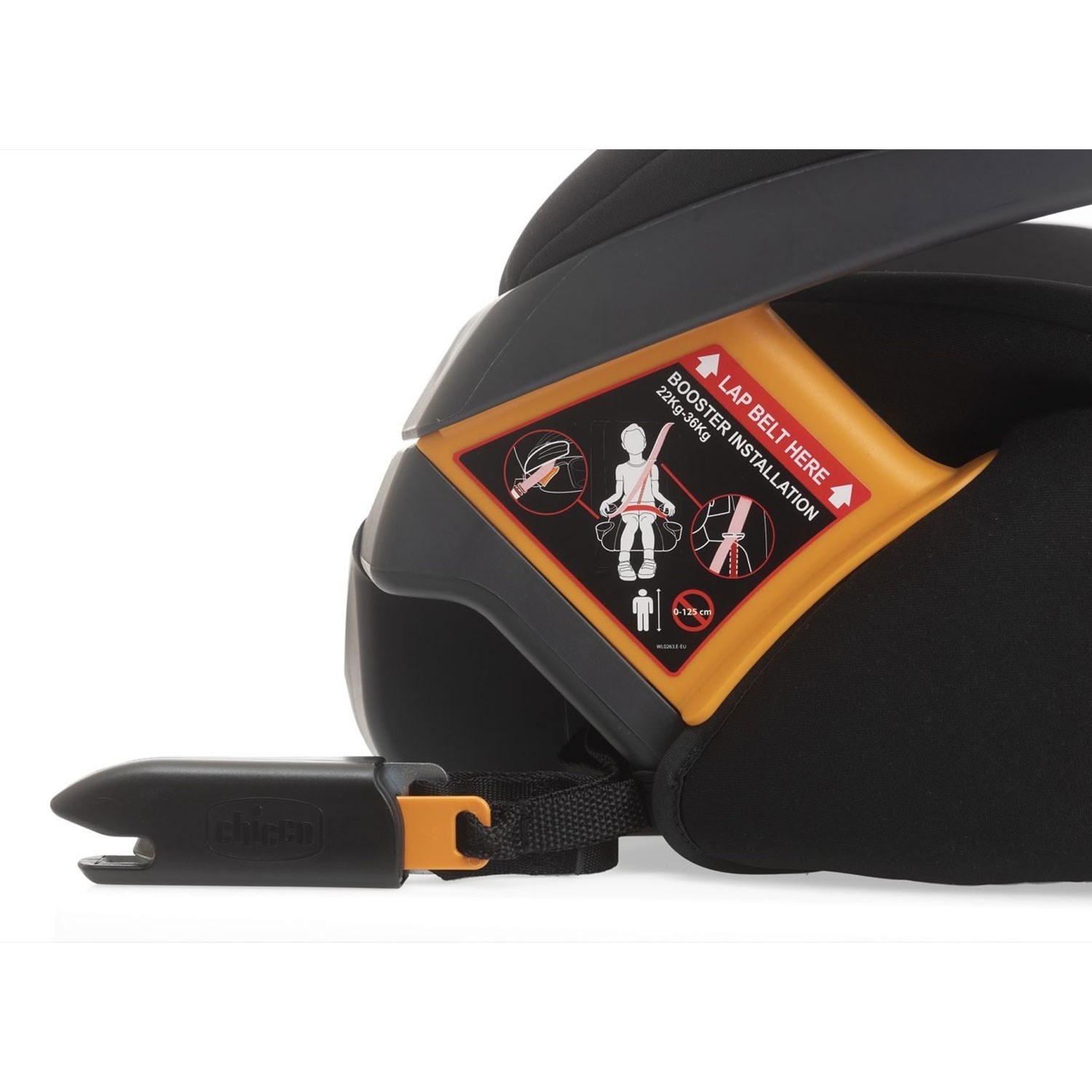 Chicco GoFit Plus Booster Oto Koltuğu Yükseltici Black