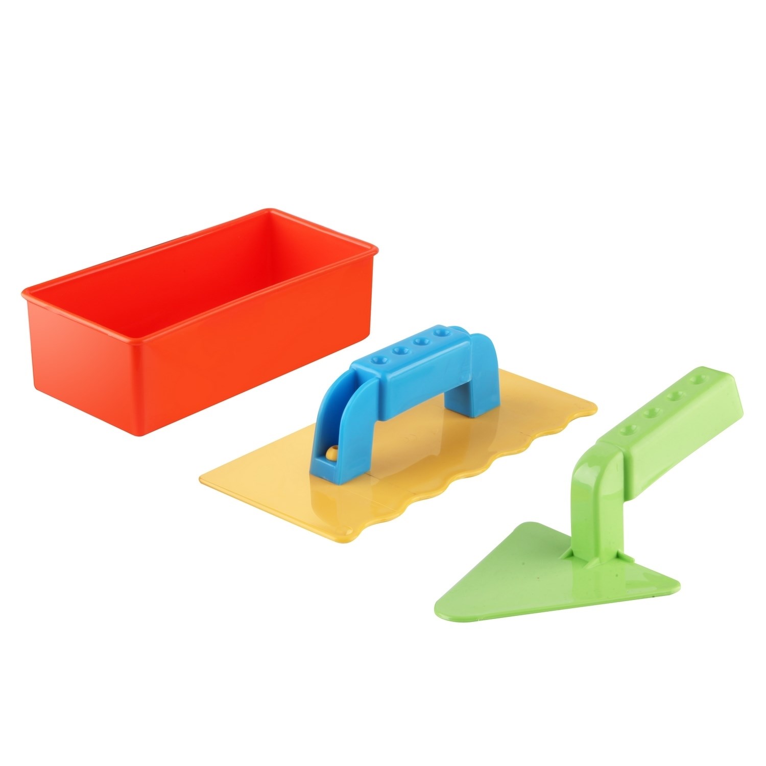 Let's Be Child Spatula ve Tuğla Kum Kalıbı 18+ Ay 30866 Sarı-Turuncu