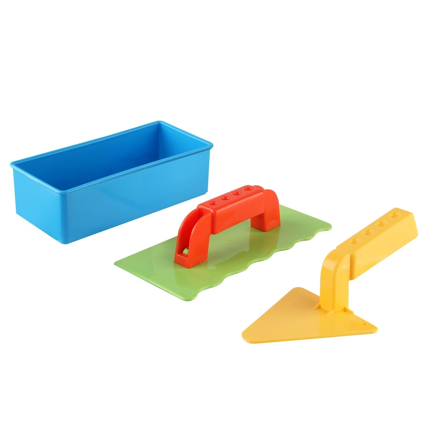 Let's Be Child Spatula ve Tuğla Kum Kalıbı 18+ Ay 30866 Yeşil-Mavi