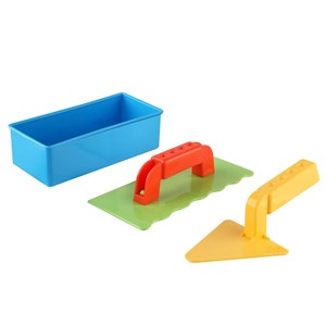 Let's Be Child Spatula ve Tuğla Kum Kalıbı 18+ Ay 30866 Yeşil-Mavi