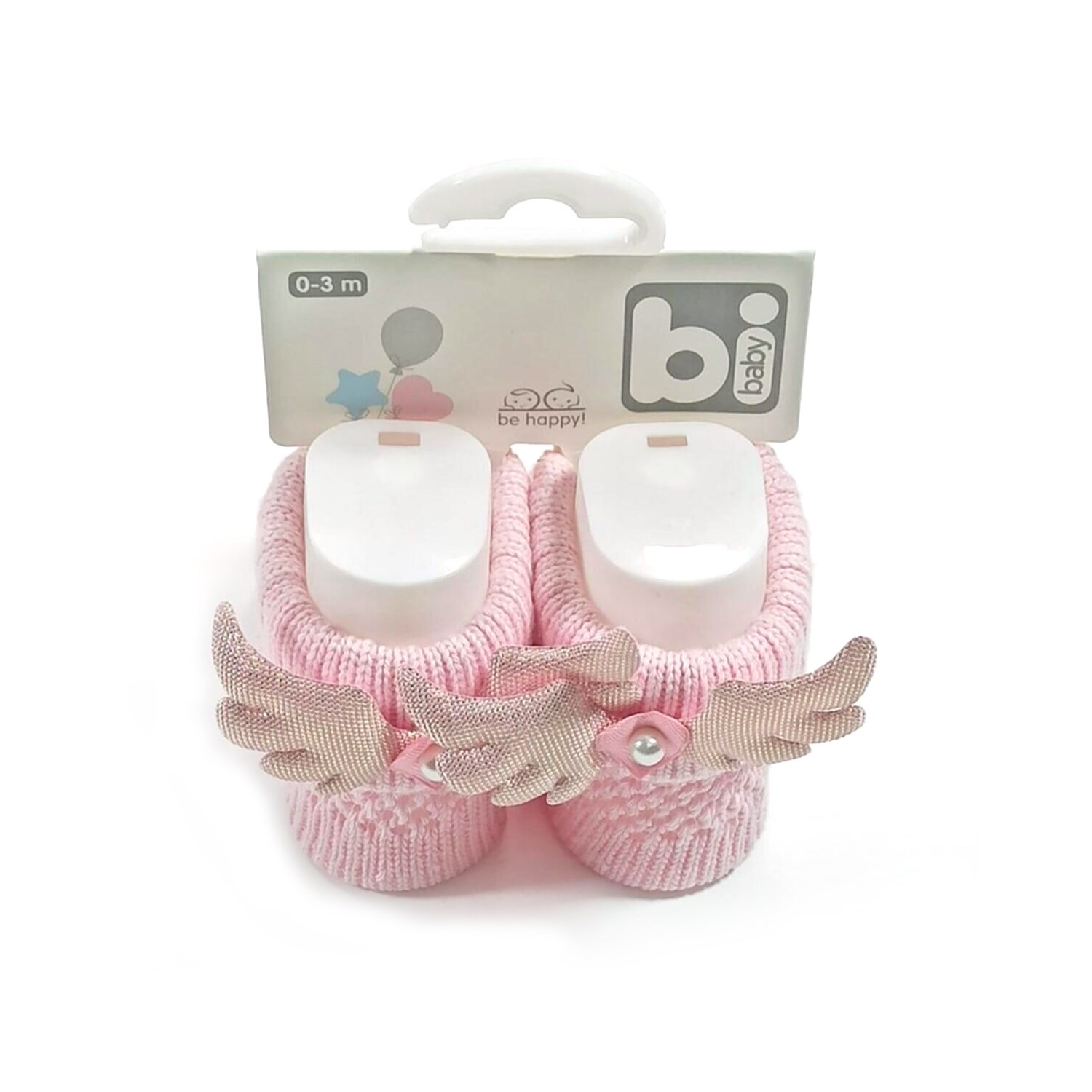 Bibaby Angel Bebek Çorabı 68297 Pembe-Pembe