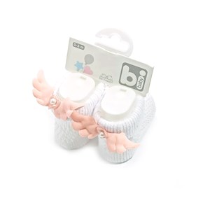 Bibaby Angel Bebek Çorabı 68297 Beyaz-Somon