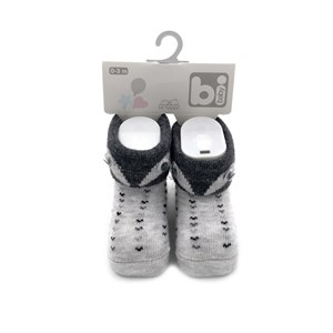Bibaby Animals Bebek Çorabı 68382 Açık Gri