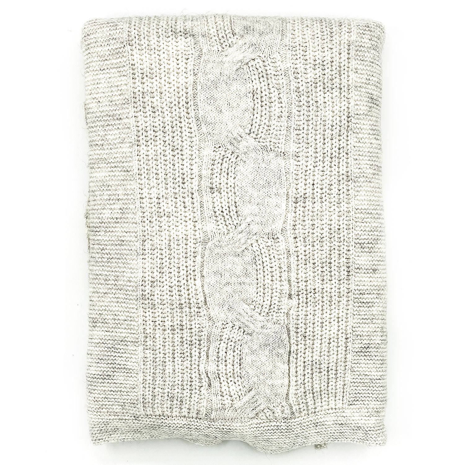 Bebbemini Triko Bebek Battaniye 85x90 Cm 2060 Açık Gri