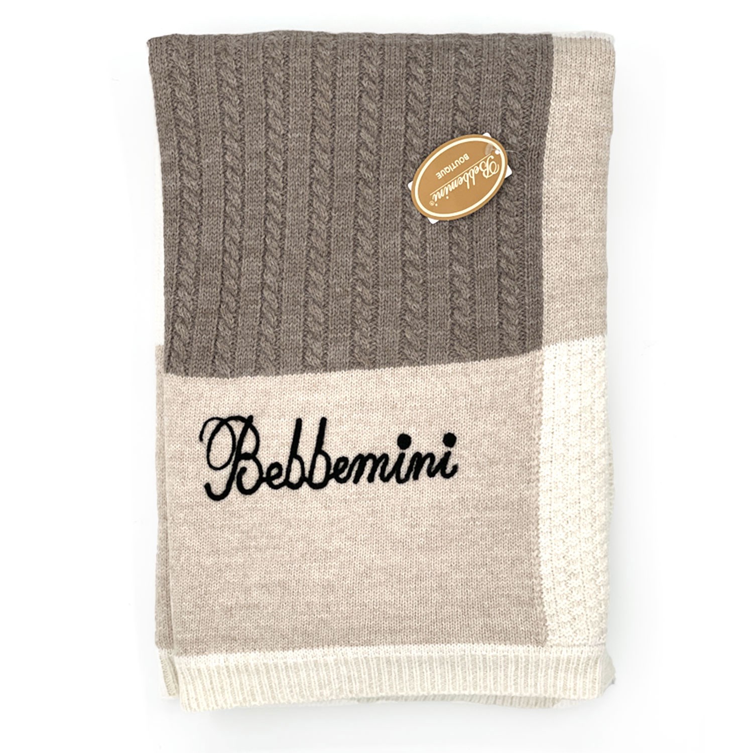 Bebbemini Bebek Battaniye 90x90 Cm 2059 Ekru-Krem