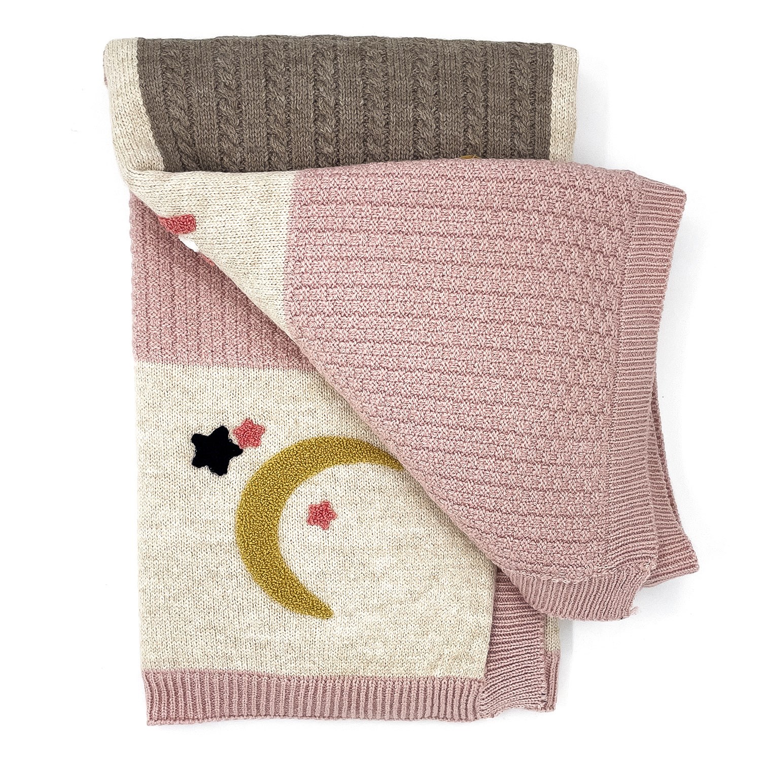 Bebbemini Bebek Battaniye 90x90 Cm 2059 Ekru-Somon