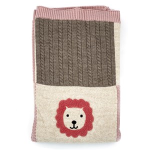 Bebbemini Bebek Battaniye 90x90 Cm 2059 Ekru-Somon