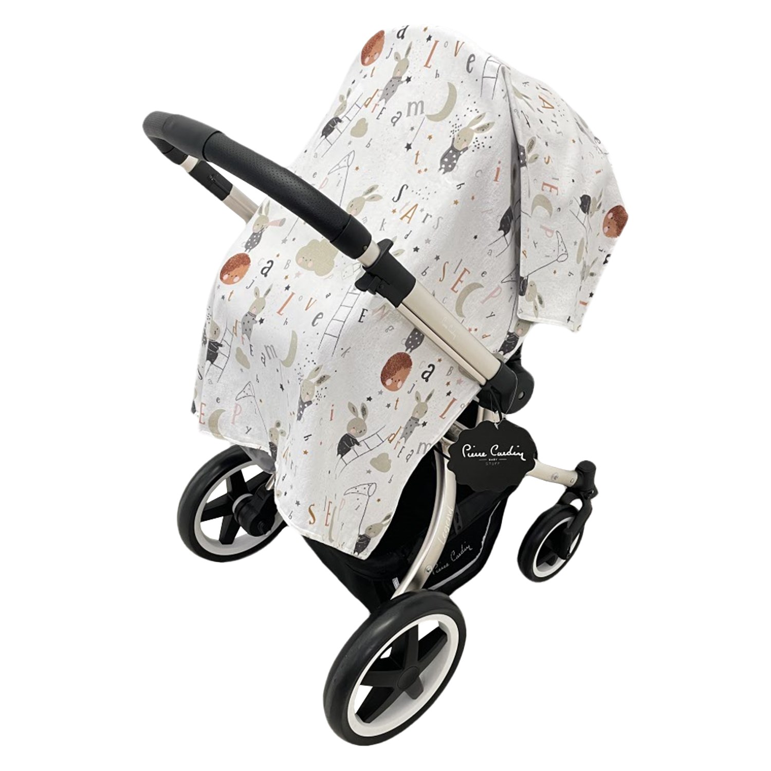 Ezh Collection Çift Taraflı Pazen Bebek Battaniye 1021 Bej-Gri