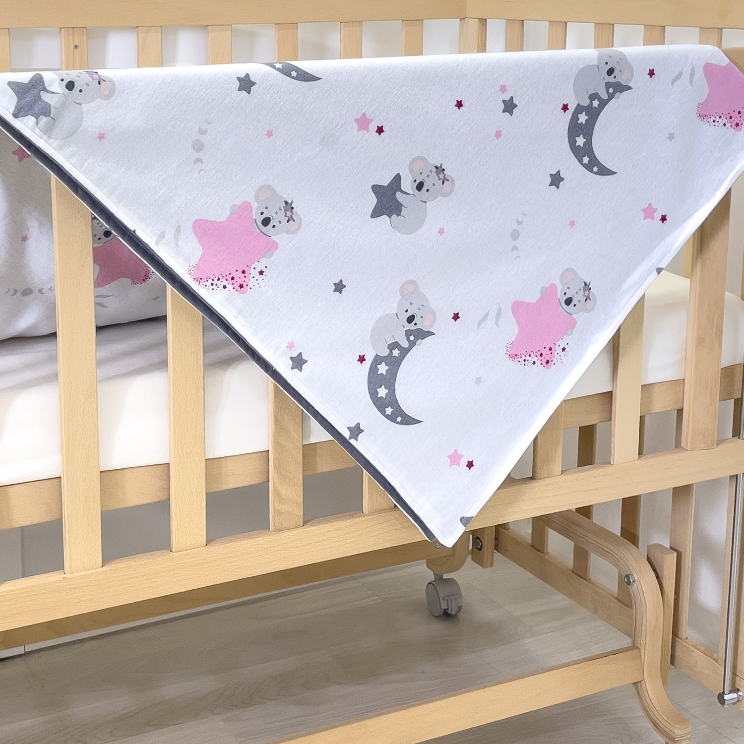 Ezh Collection Çift Taraflı Pazen Bebek Battaniye 1021 Pembe