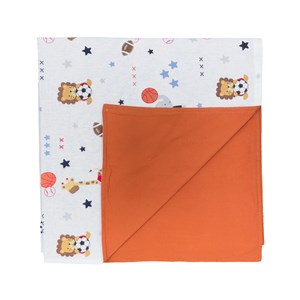 Ezh Collection Çift Taraflı Pazen Bebek Battaniye 1021 Kiremit