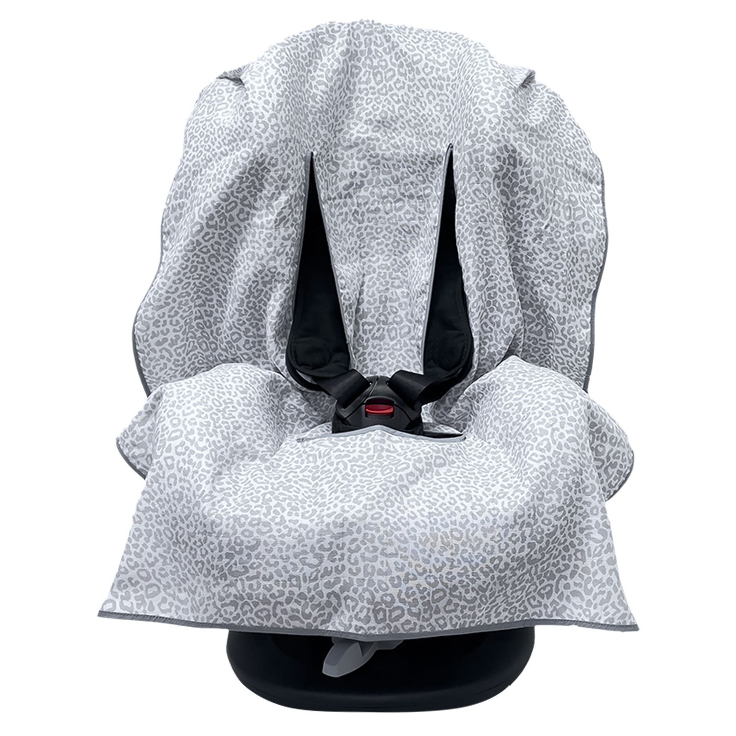 Ezh Collection Bebek Müslin Oto Koltuğu Kılıfı 4010 Beyaz-Gri
