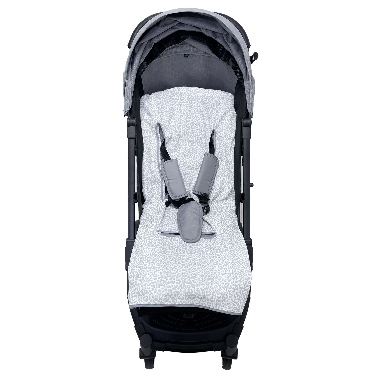 Ezh Collection Bebek Müslin Oto Koltuğu Kılıfı 4010 Beyaz-Gri