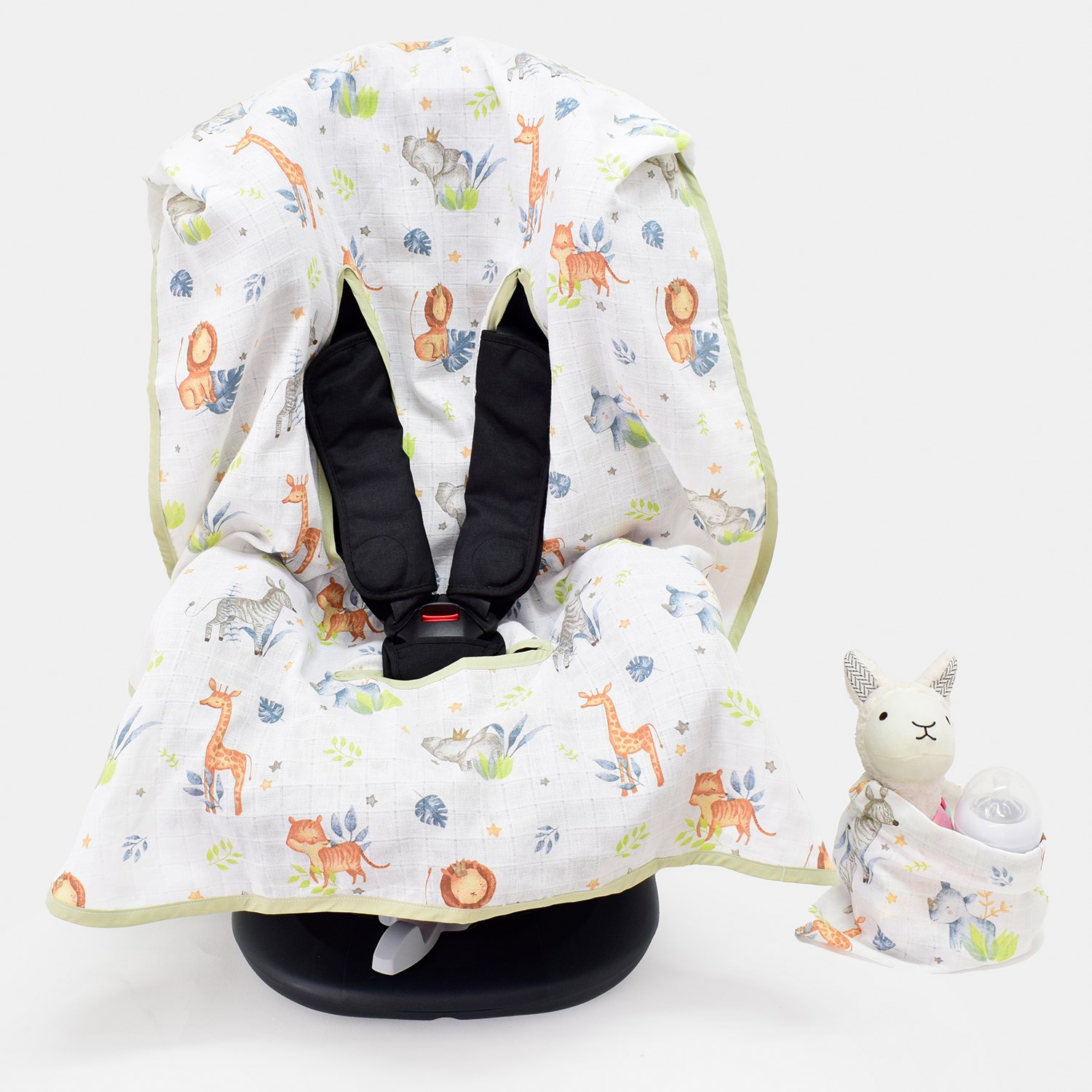 Ezh Collection Bebek Müslin Oto Koltuğu Kılıfı 4010 Fıstık Yeşili