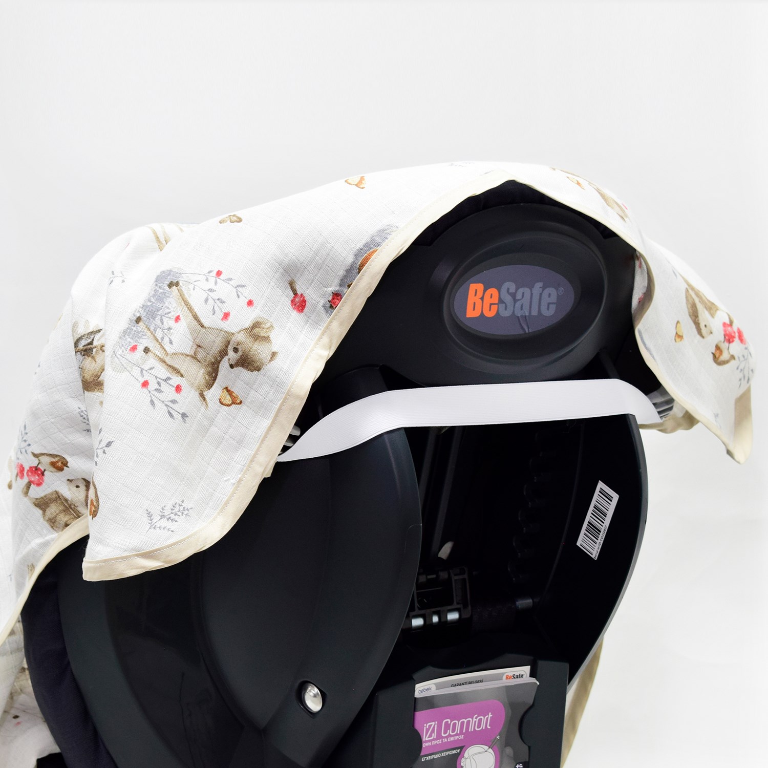 Ezh Collection Bebek Müslin Oto Koltuğu Kılıfı 4010 Kahve