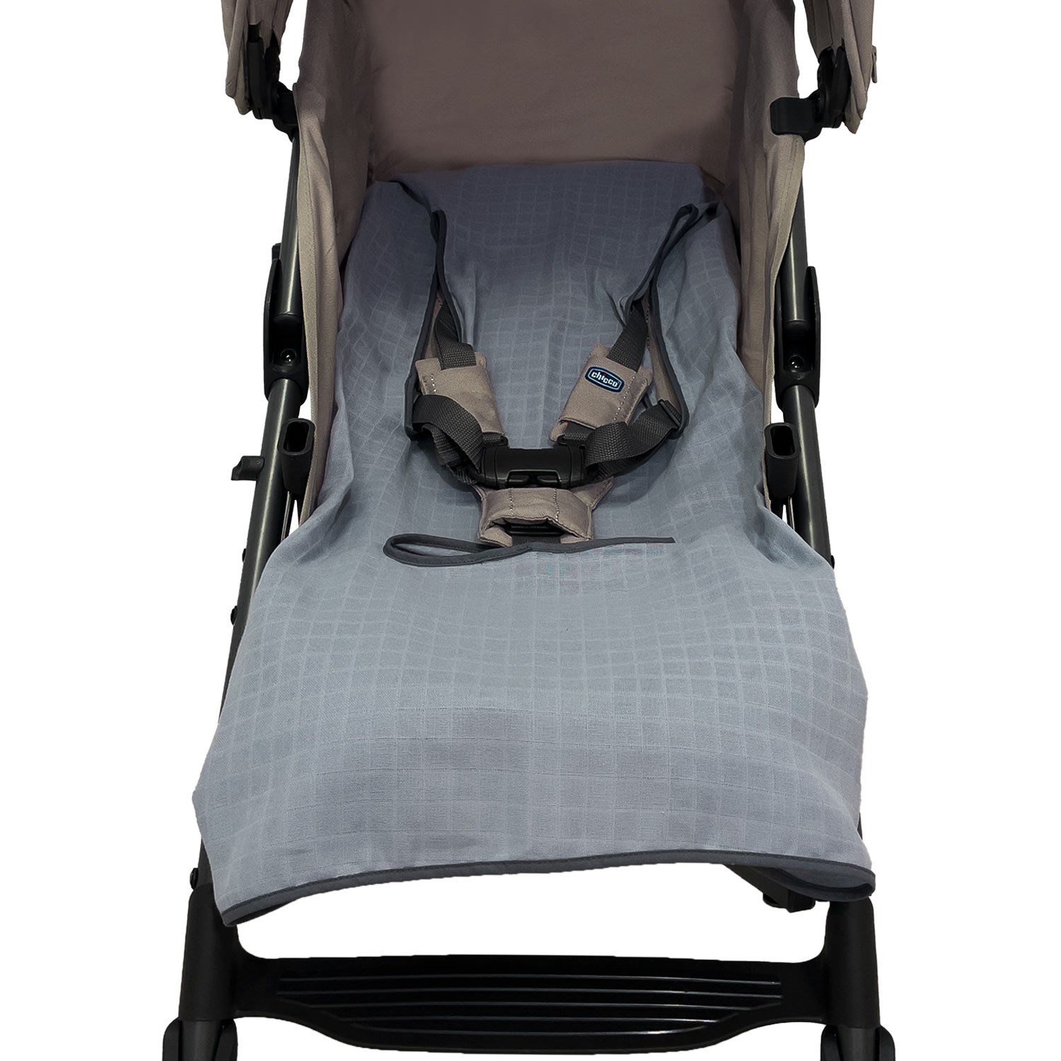 Ezh Collection Bebek Müslin Oto Koltuğu Kılıfı 4010 Koyu Gri