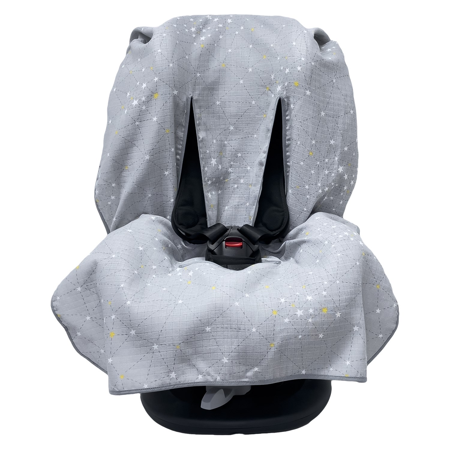 Ezh Collection Bebek Müslin Oto Koltuğu Kılıfı 4010 Gri