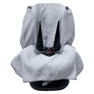 Ezh Collection Bebek Müslin Oto Koltuğu Kılıfı 4010 Gri
