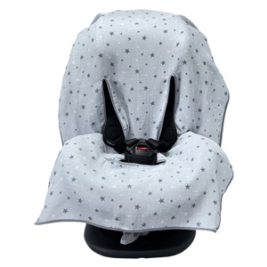 Ezh Collection Bebek Müslin Oto Koltuğu Kılıfı 4010 Mavi