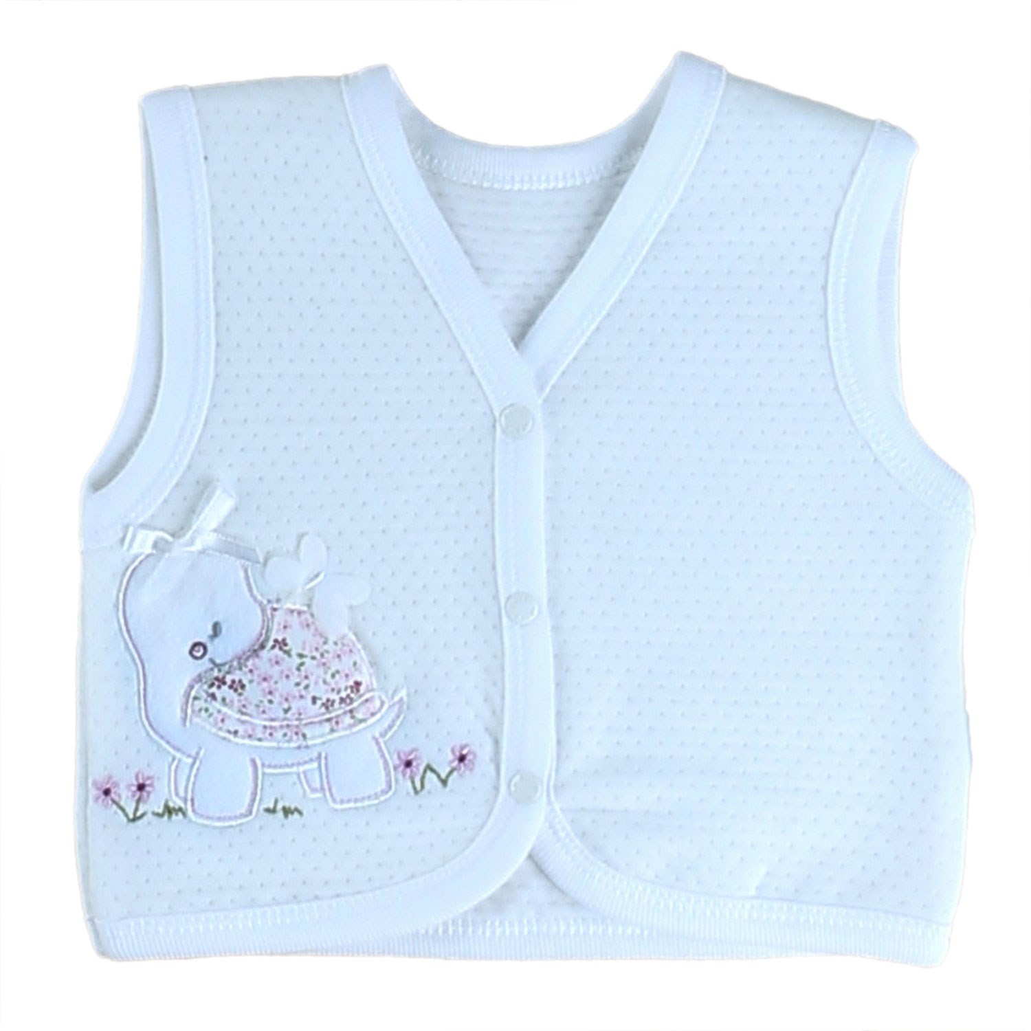 Gaye Bebe Bebek Yeleği 495 Ekru