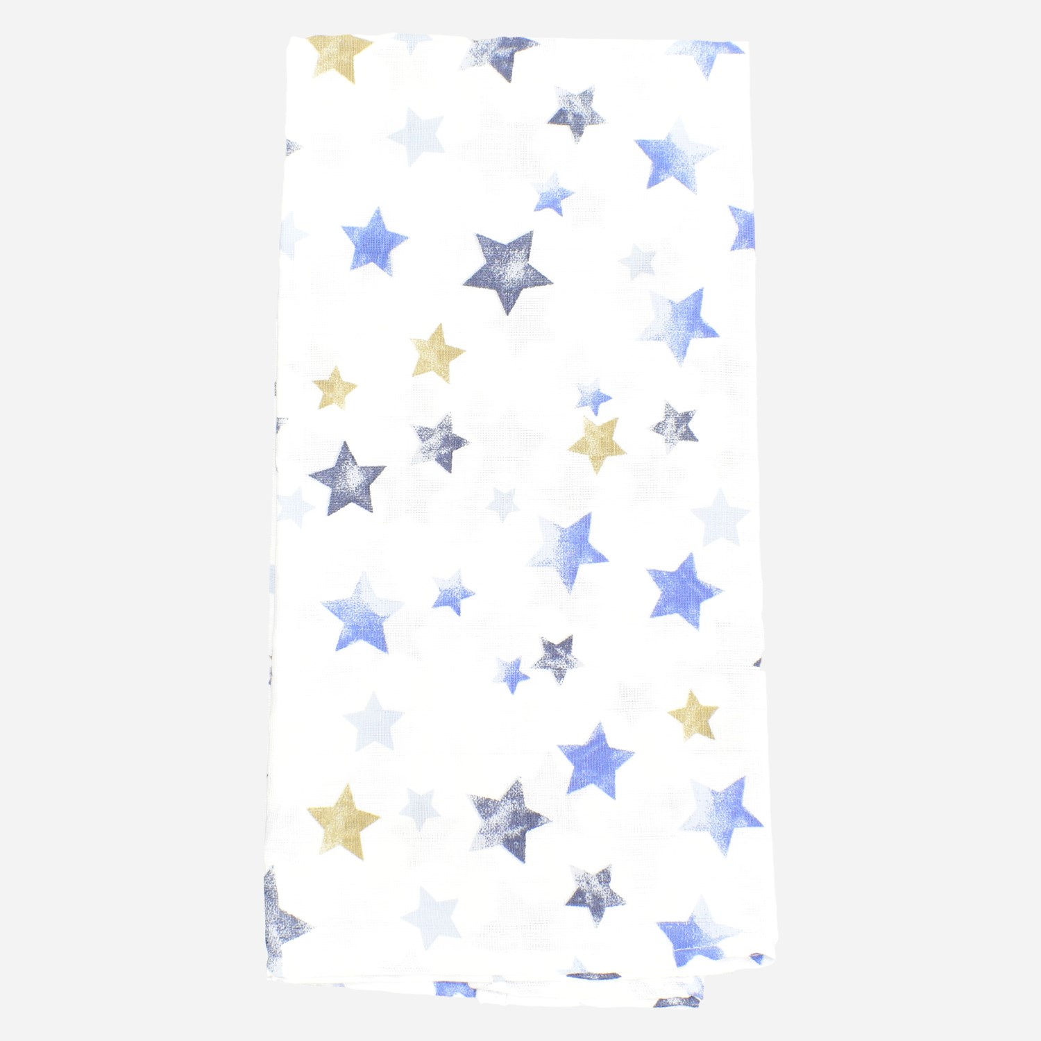 Sebi Bebe Çok Amaçlı Müslin Örtü 80x100 Cm Beyaz-Lacivert