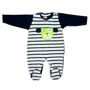 Bebitof Kadife Bebek Tulumu 70151 Lacivert