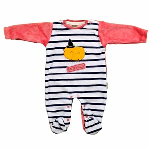 Bebitof Kadife Bebek Tulumu 70134 İndigo