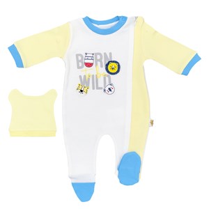 Mini Damla Born To Be Bebek Tulumu 44787 Sarı