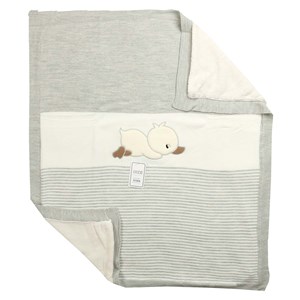 Sebi Bebe Triko Bebek Battaniyesi 84x100 Cm 9759 Gri