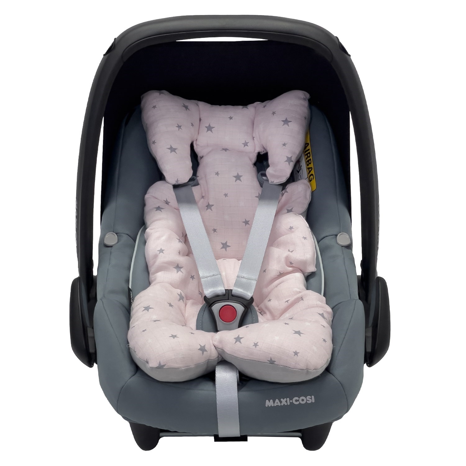 Ezh Collection Puset ve Oto Koltuğu Minderi 8011 Gri-Pembe