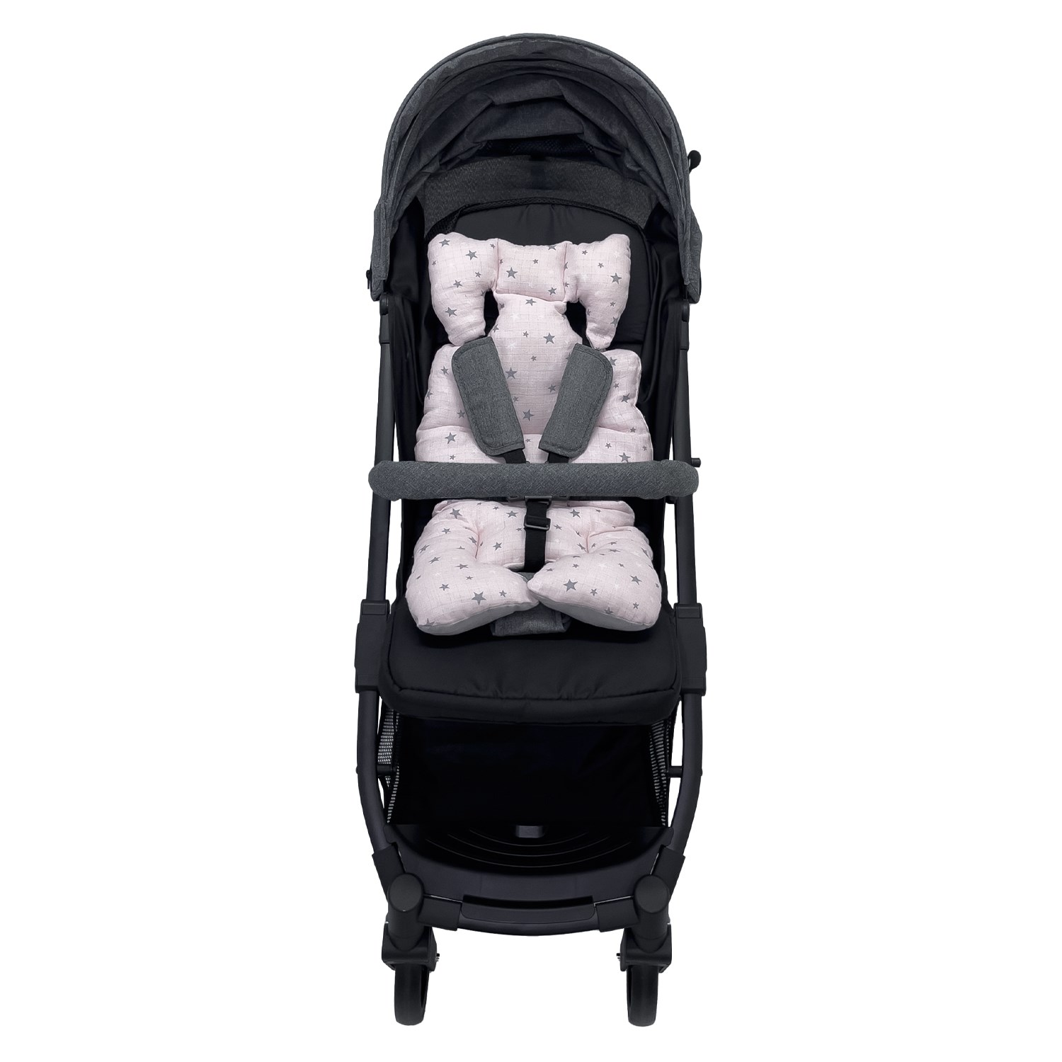 Ezh Collection Puset ve Oto Koltuğu Minderi 8011 Gri-Pembe