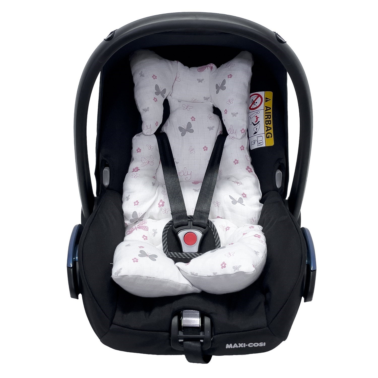 Ezh Collection Puset ve Oto Koltuğu Minderi 8011 Pembe-Gri